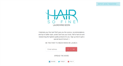 Desktop Screenshot of hairsofine.com